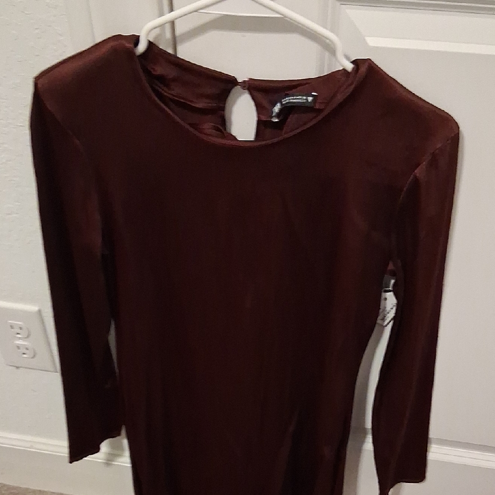 Elegant Brown Dress